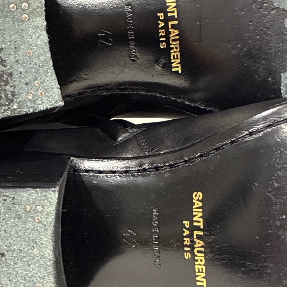 Saint Laurent 40MM Black Ankle boot Size EU 42 USA 9 - Picture 10 of 12